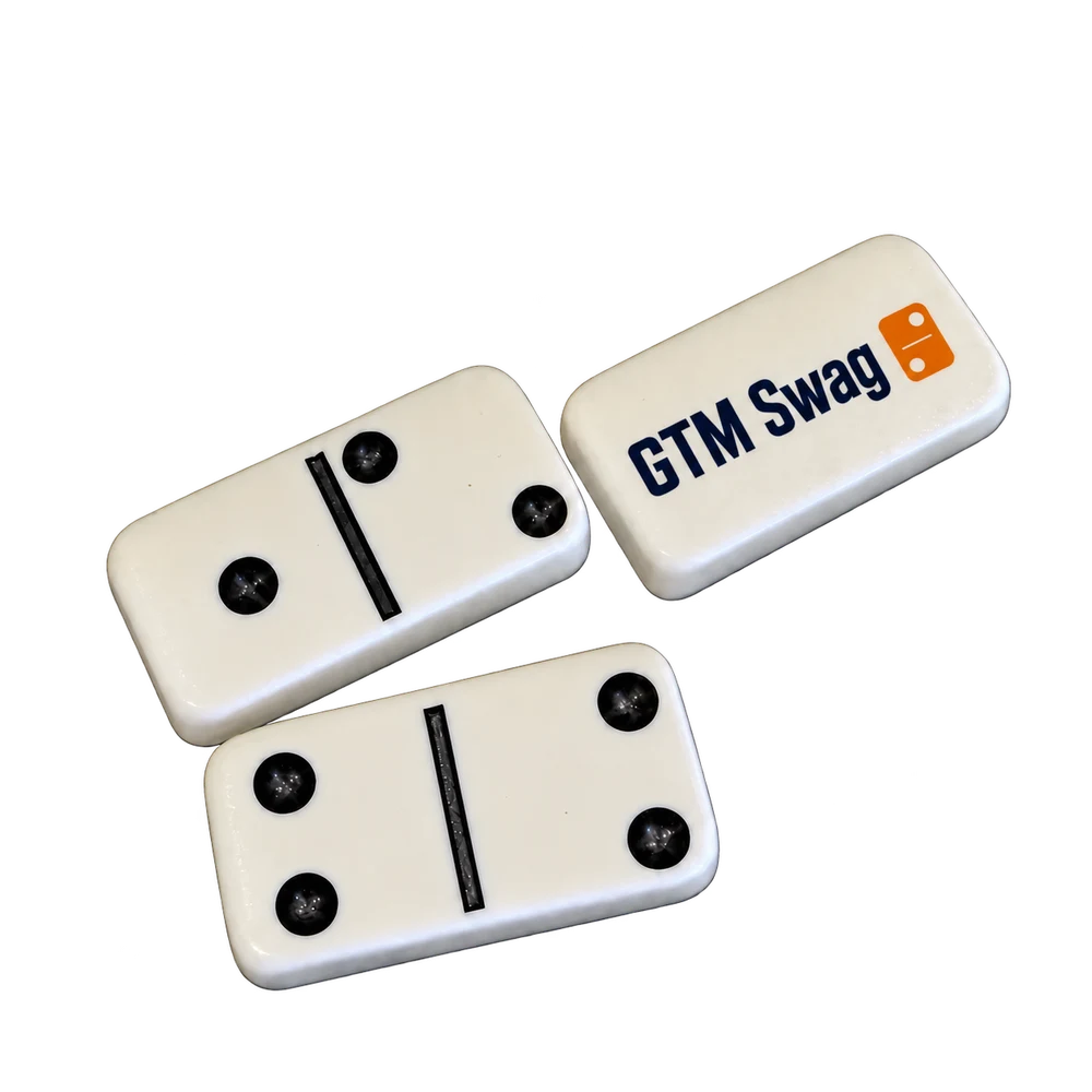Personalized Domino Set, shown with example personalization