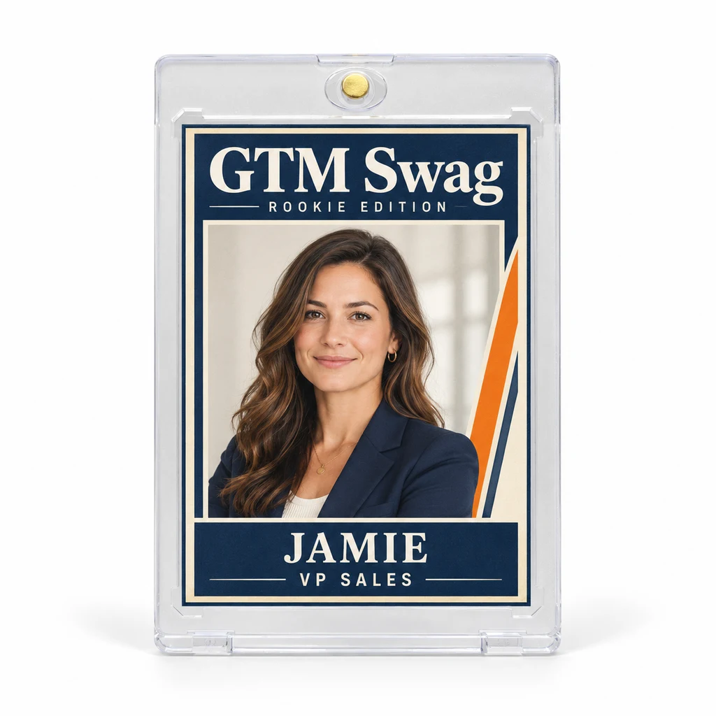 Executive Rookie Card, shown with example personalization